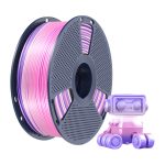 Filament SUNLU PLA+ Silk 1.75mm 1kg Rainbow 03 - obrazek 2