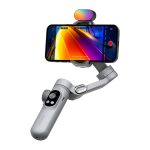 Gimbal AOCHUAN X Pro z oświetleniem RGB (szary) - obrazek 2