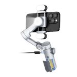 Gimbal AOCHUAN X Pro z oświetleniem RGB (szary) - obrazek 4
