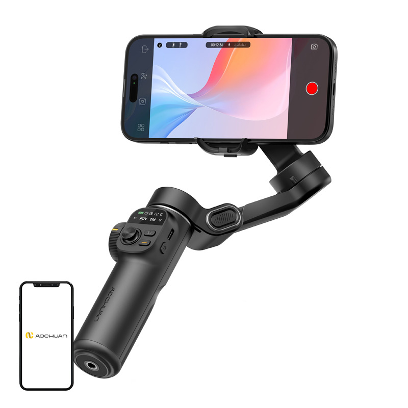 58233_1 Gimbal AOCHUAN X2 Standard (czarny) - obrazek 1