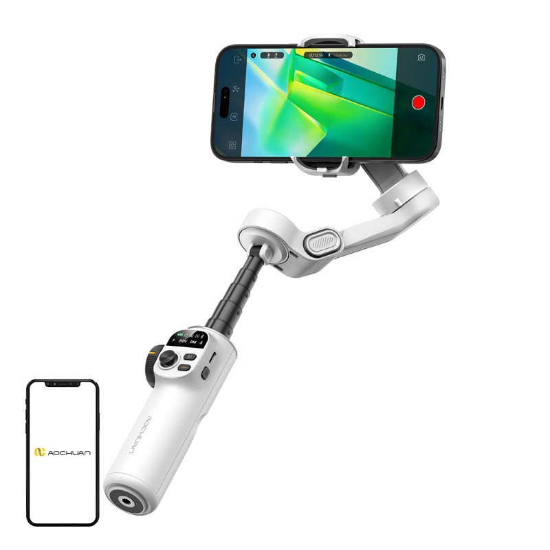 58234_1 Gimbal AOCHUAN X2 Standard (biały) - obrazek 1
