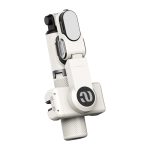 Gimbal AOCHUAN M1 Pro z oświetleniem RGB (biały) - obrazek 6