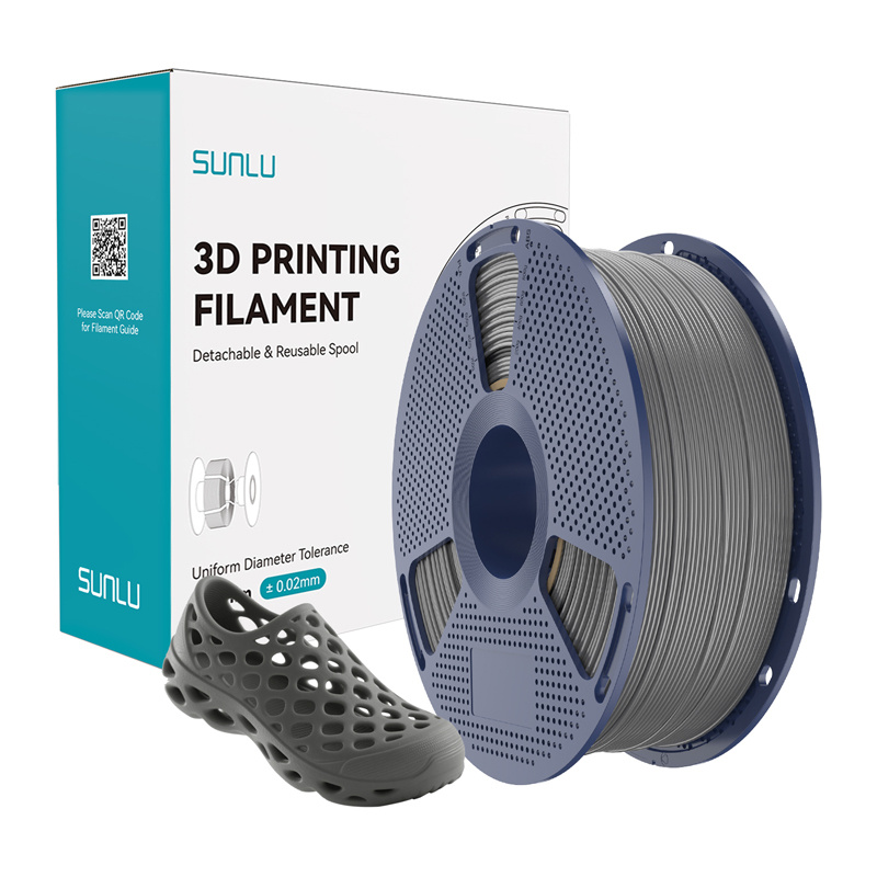 58630_1 Filament SUNLU TPU 95A 1.75mm 1kg (szary) - obrazek 1