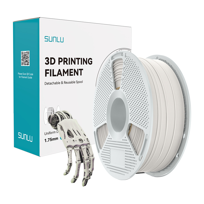 58638_1 Filament SUNLU PA Easy 1.75mm 1kg (biały natural) - obrazek 1