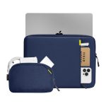 Zestaw pokrowiec na laptopa TOMTOC Defender-A13 + Etui 14'' (granatowe) - obrazek 6