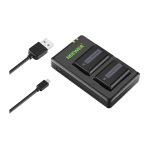 Zestaw 2 sztuk zamiennych akumulatorów Sony i ładowarki NEEWER NP-FW50 - obrazek 4