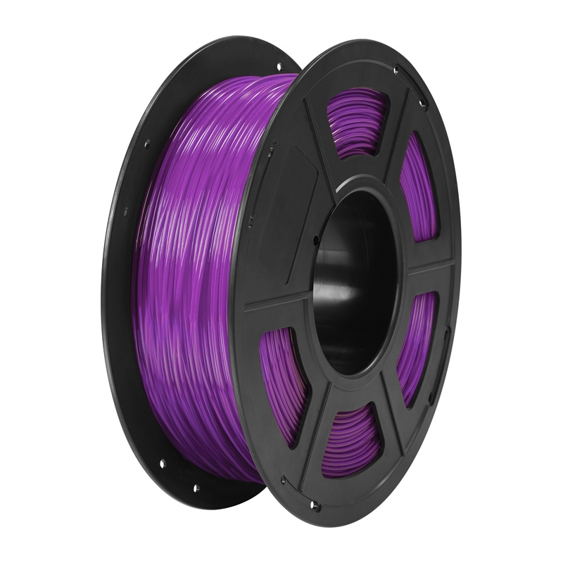 60275_1 Filament TPU Anycubic (przezroczysty fioletowy) 1kg - obrazek 1