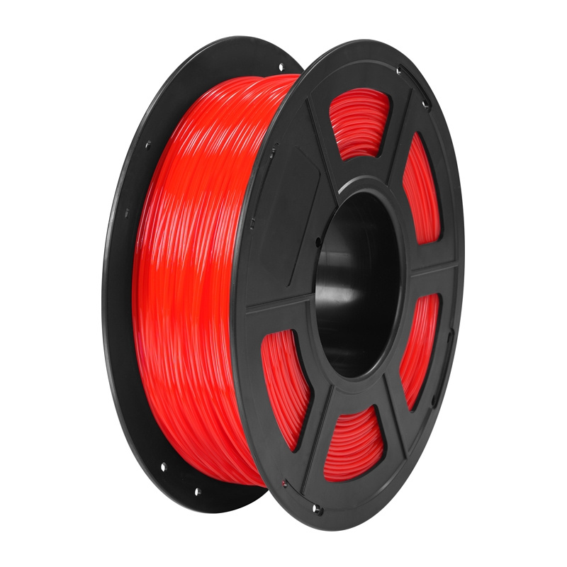 60277_1 Filament TPU Anycubic (przezroczysty czerwony) 1kg - obrazek 1