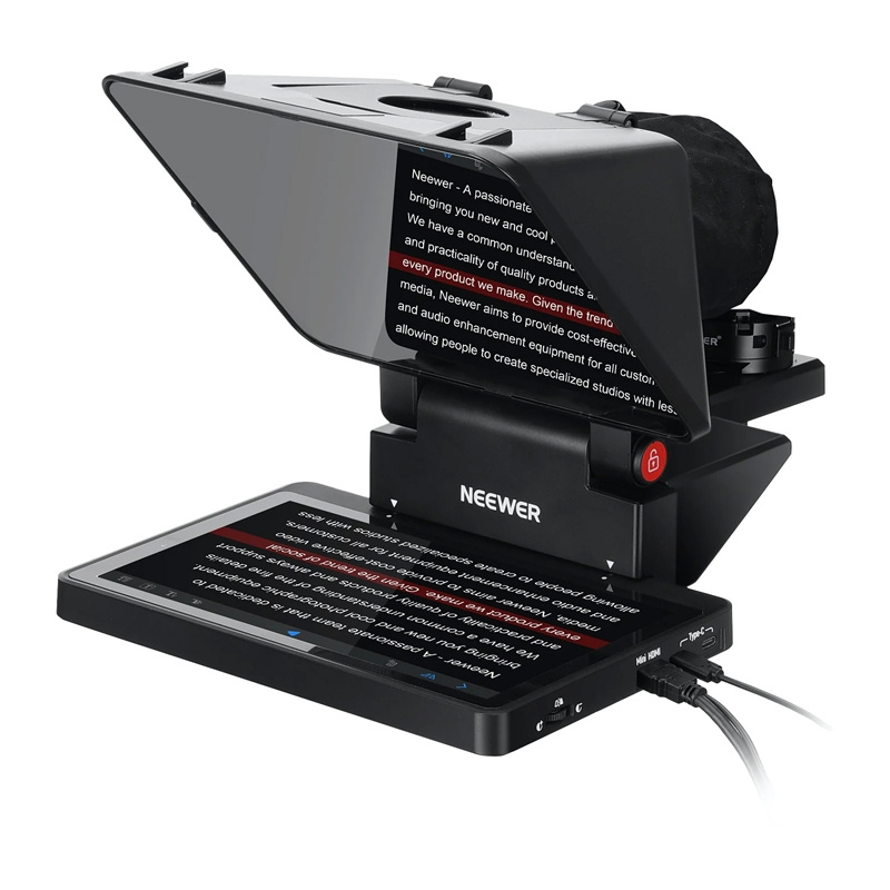 60310_1 Teleprompter z wbudowanym monitorem TM8 Neewer X11 - obrazek 1