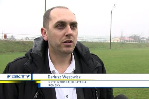 Dariusz Wąsowicz FAKTY wywiad o dronach w TVN IRONSKY